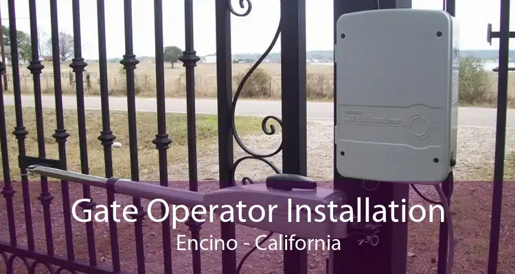 Gate Operator Installation Encino - California